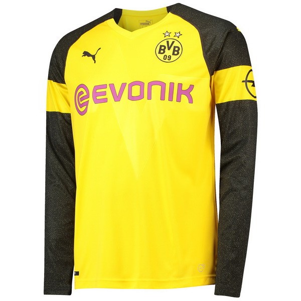 Camiseta Borussia Dortmund 1ª ML 2018-2019 Amarillo